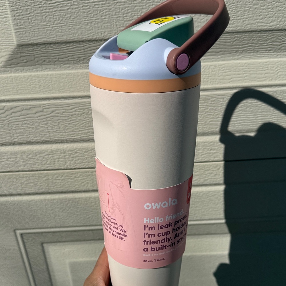 owala Pastel Multi-Color Insulated Tumbler - Cream & Pink